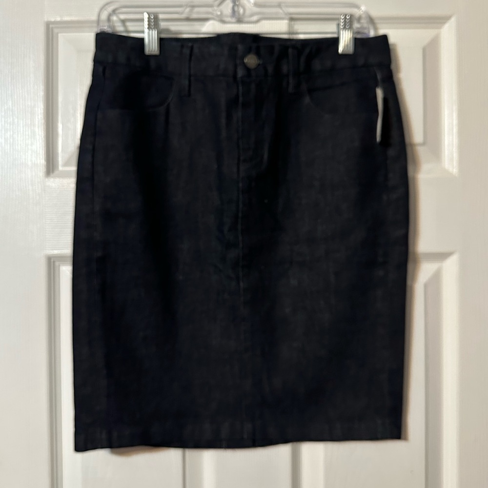 NWT Gap 1969 Darkwash A Line Mini Skirt